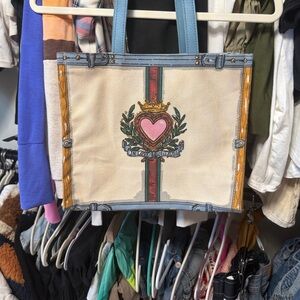 Brighton Heart Emblem Canvas Tote Bag - Multicolor
NEW